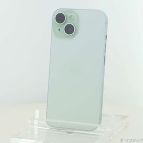 (中古)Apple iPhone15 128GB グリーン MTMM3J/A SIMフリー(377-ud)