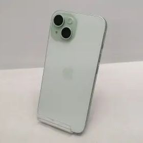 【中古】【赤ロム保証あり】Apple 楽天モバイル 【SIMフリー】 iPhone 15 128GB グリーン MTMM3J/A【仙台駅東口】保証期間１ヶ月【ランク