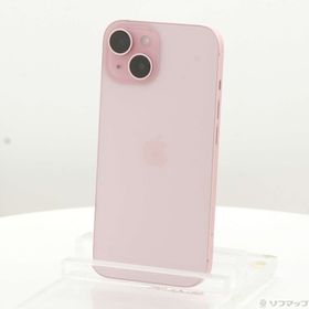 (中古)Apple iPhone15 256GB ピンク MTMP3J/A SIMフリー(276-ud)
