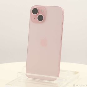 (中古)Apple iPhone15 256GB ピンク MTMP3J/A SIMフリー(305-ud)