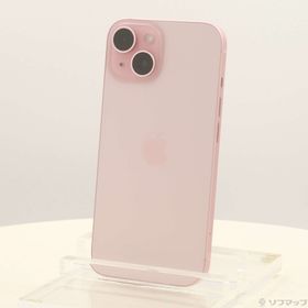 (中古)Apple iPhone15 256GB ピンク MTMP3J/A SIMフリー(305-ud)