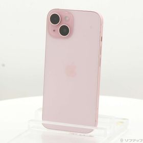 (中古)Apple iPhone15 256GB ピンク MTMP3J/A SIMフリー(196-ud)