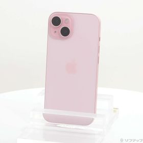 (中古)Apple iPhone15 256GB ピンク MTMP3J/A SIMフリー(251-ud)
