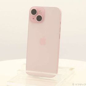 (中古)Apple iPhone15 256GB ピンク MTMP3J/A SIMフリー(349-ud)