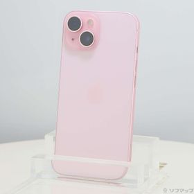 (中古)Apple iPhone15 256GB ピンク MTMP3J/A SIMフリー(377-ud)