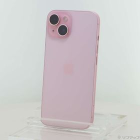 (中古)Apple iPhone15 256GB ピンク MTMP3J/A SIMフリー(297-ud)