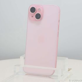 (中古)Apple iPhone15 256GB ピンク MTMP3J/A SIMフリー(251-ud)