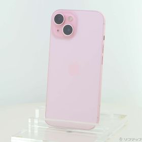 (中古)Apple iPhone15 256GB ピンク MTMP3J/A SIMフリー(377-ud)