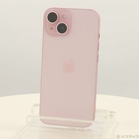 (中古)Apple iPhone15 256GB ピンク MTMP3J/A SIMフリー(276-ud)