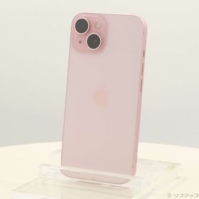 (中古)Apple iPhone15 256GB ピンク MTMP3J/A SIMフリー(349-ud)