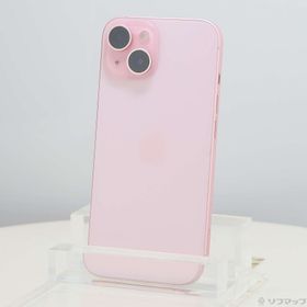 (中古)Apple iPhone15 256GB ピンク MTMP3J/A SIMフリー(377-ud)
