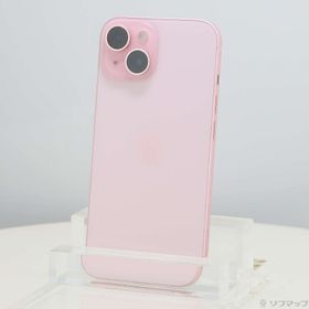 (中古)Apple iPhone15 256GB ピンク MTMP3J/A SIMフリー(377-ud)