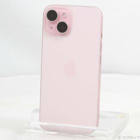 (中古)Apple iPhone15 256GB ピンク MTMP3J/A SIMフリー(276-ud)