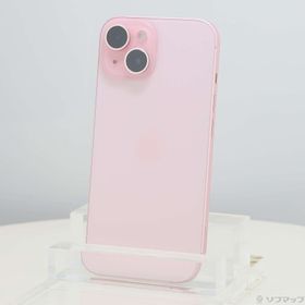 (中古)Apple iPhone15 256GB ピンク MTMP3J/A SIMフリー(377-ud)