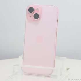 (中古)Apple iPhone15 256GB ピンク MTMP3J/A SIMフリー(377-ud)