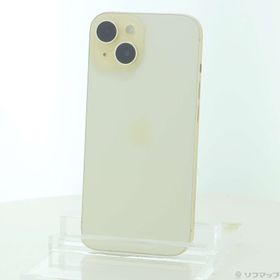 (中古)Apple iPhone15 256GB イエロー MTMQ3J/A SIMフリー(371-ud)