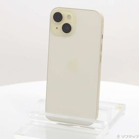 (中古)Apple iPhone15 256GB イエロー MTMQ3J/A SIMフリー(344-ud)