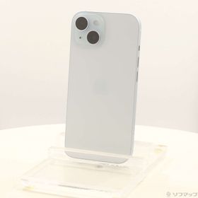 (中古)Apple iPhone15 256GB ブルー MTMR3J/A SIMフリー(377-ud)