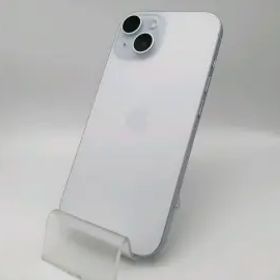 【中古】Apple SoftBank 【SIMフリー】 iPhone 15 256GB ブルー MTMR3J/A【秋葉本店】保証期間１ヶ月【ランクB】