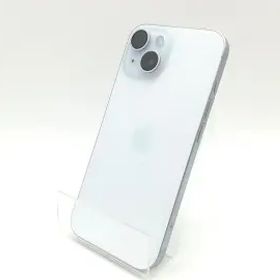 【中古】【赤ロム保証あり】Apple au 【SIMフリー】 iPhone 15 256GB ブルー MTMR3J/A【熊本】保証期間１ヶ月【ランクB】