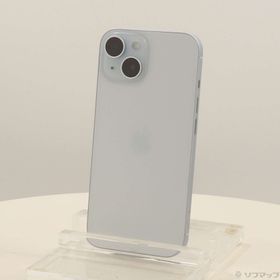 (中古)Apple iPhone15 256GB ブルー MTMR3J/A SIMフリー(348-ud)