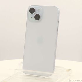 (中古)Apple iPhone15 256GB ブルー MTMR3J/A SIMフリー(348-ud)