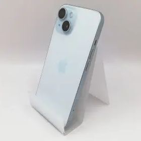 【中古】Apple SoftBank 【SIMフリー】 iPhone 15 256GB ブルー MTMR3J/A【横浜】保証期間１ヶ月【ランクA】