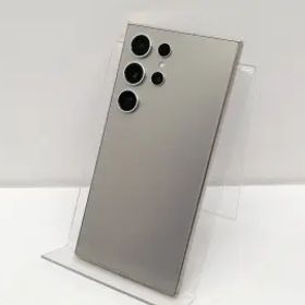 【中古】SAMSUNG 国内版 【SIMフリー】 Galaxy S24 Ultra チタニウムグレー 12GB 256GB SM-S928QZTESJP【仙台イービーンズ】保証期間１ヶ
