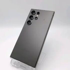 【中古】SAMSUNG au 【SIMフリー】 Galaxy S24 Ultra チタニウムブラック 12GB 256GB SCG26【ECセンター】保証期間１ヶ月【ランクA】