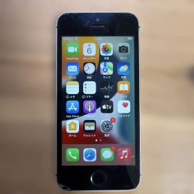 iPhoneSE 16GB スペースグレイ MLLN2J/A バッテリー84%