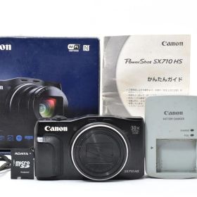 Canon PowerShot SX710 HS ブラック 元箱 /3087 動作OK 返金保証