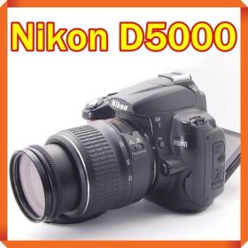✨ Nikon D5000 一眼レフ スマホ転送 シングルレンズセット ニコン