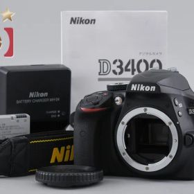 【中古】Nikon ニコン D3400 ブラック デジタル一眼レフカメラ