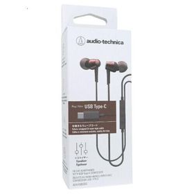 爆買audio-technica USB Type-C用イヤホン ATH-CKD30C BW ブラウン