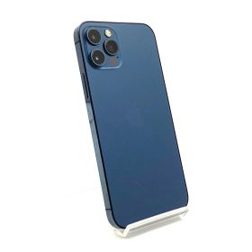 【全額返金保証】【最速発送】 iPhone 12 Pro 128GB パシフィックブルー SIMフリー 白ロム 美品 動作確認済 80%