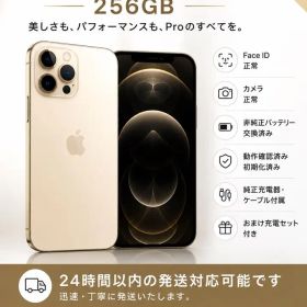 Apple iPhone 12 Pro 256GB ゴールド 本体