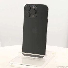 ソフマップ 〔中古品〕 iPhone16 Pro Max 256GB ブラックチタニウム MYWG3J／A SIMフリー【349】
