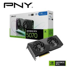 PNY｜ピーエヌワイ PNY GeForce RTX 5070 12GB OC SLIM グラフィックボード VCG507012DFSXPB1-O 返品種別B