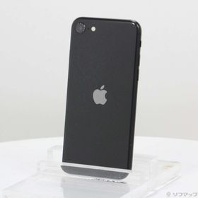 (中古)Apple iPhone SE 第2世代 64GB ブラック MX9R2J/A SIMフリー(377-ud)