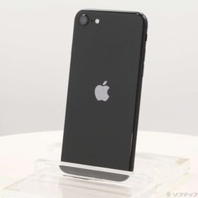 (中古)Apple iPhone SE 第2世代 64GB ブラック MX9R2J/A SIMフリー(377-ud)