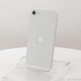 (中古)Apple iPhone SE 第2世代 64GB ホワイト MX9T2J/A SIMフリー(198-ud)