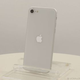 (中古)Apple iPhone SE 第2世代 64GB ホワイト MX9T2J/A SIMフリー(258-ud)