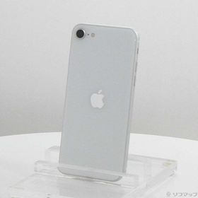 (中古)Apple iPhone SE 第2世代 64GB ホワイト MX9T2J/A SIMフリー(258-ud)