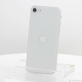 (中古)Apple iPhone SE 第2世代 64GB ホワイト MX9T2J/A SIMフリー(258-ud)