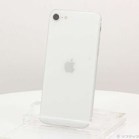 (中古)Apple iPhone SE 第2世代 64GB ホワイト MX9T2J/A SIMフリー(377-ud)