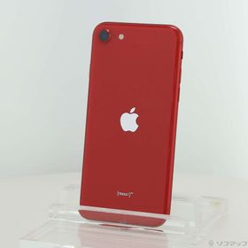 (中古)Apple iPhone SE 第2世代 64GB プロダクトレッド MX9U2J/A SIMフリー(344-ud)