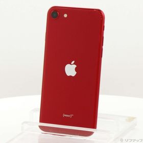 (中古)Apple iPhone SE 第2世代 64GB プロダクトレッド MX9U2J/A SIMフリー(196-ud)