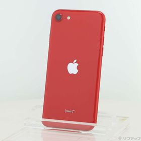 (中古)Apple iPhone SE 第2世代 64GB プロダクトレッド MX9U2J/A SIMフリー(196-ud)