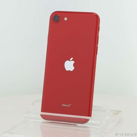 (中古)Apple iPhone SE 第2世代 64GB プロダクトレッド MX9U2J/A SIMフリー(196-ud)