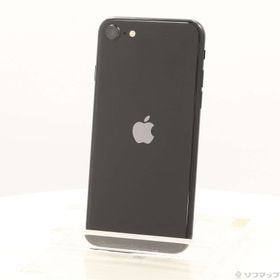 (中古)Apple iPhone SE 第2世代 128GB ブラック MXD02J/A SIMフリー(258-ud)